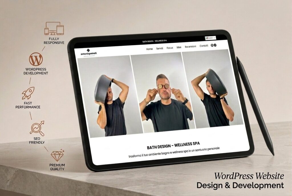 Interior Architecture Wordpress Website Design