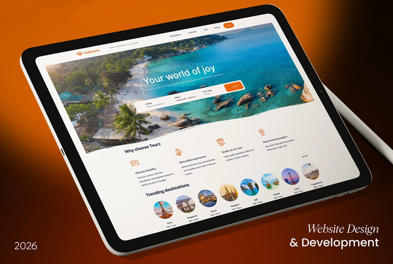 Booking wordpress website