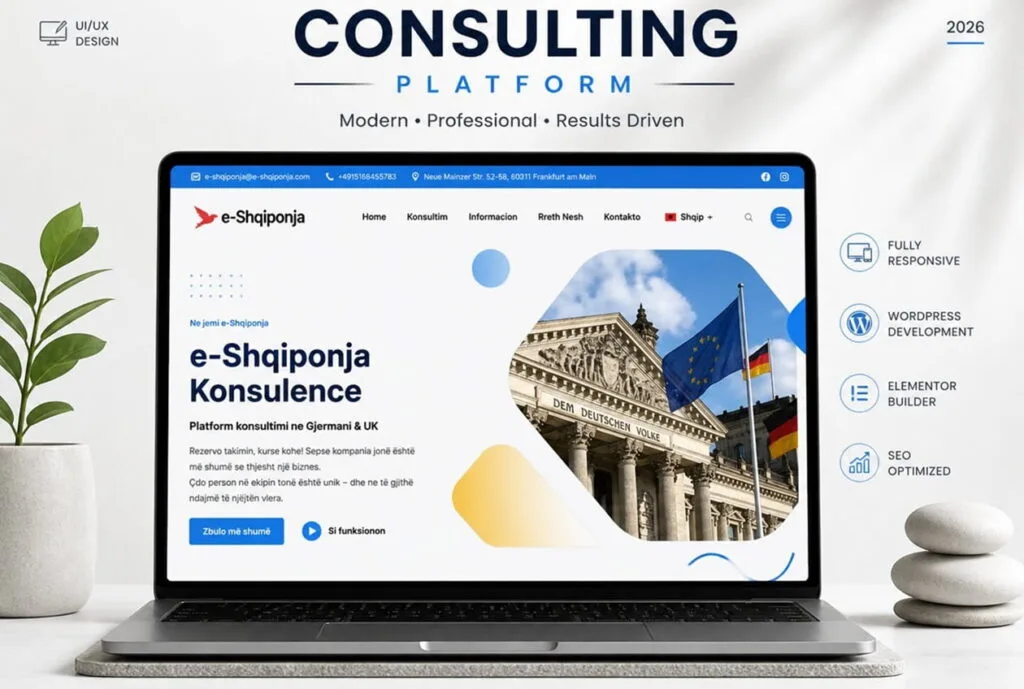B2B Consulting Website Design