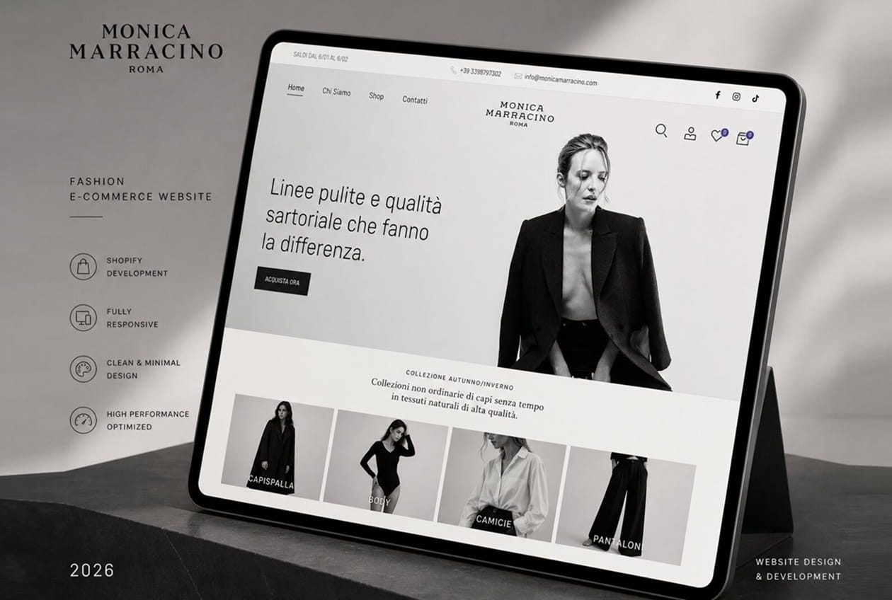 Shopify website