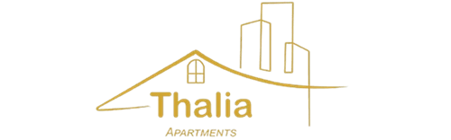 Modern real estate and holiday rental website design for Thalia Apartments, featuring a mobile-responsive layout.