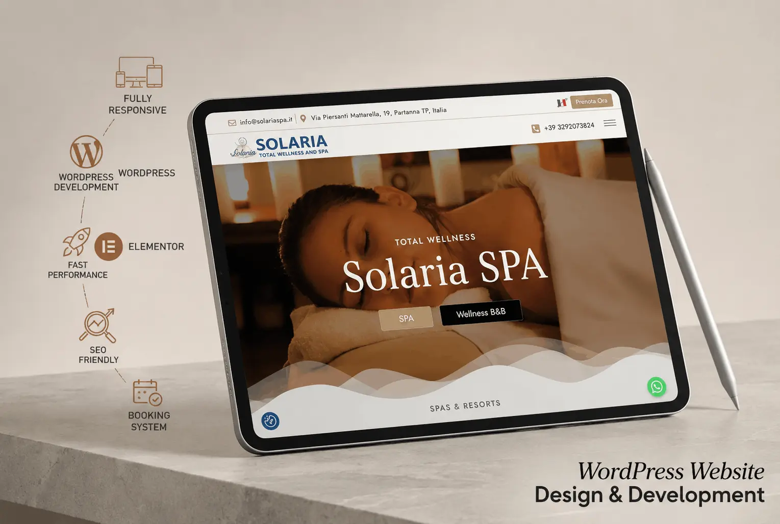 Solaria SPA B&B accommodation, Spa & Wellness services, treatments and wellness experiences