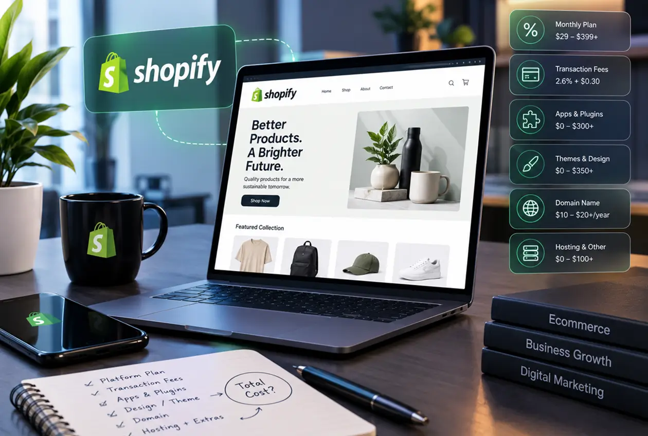Shopify store cost breakdown 2026